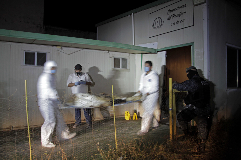 墨西哥檢警打開冷凍櫃發現被打包好的人體屍塊。（示意圖／達志／美聯社）